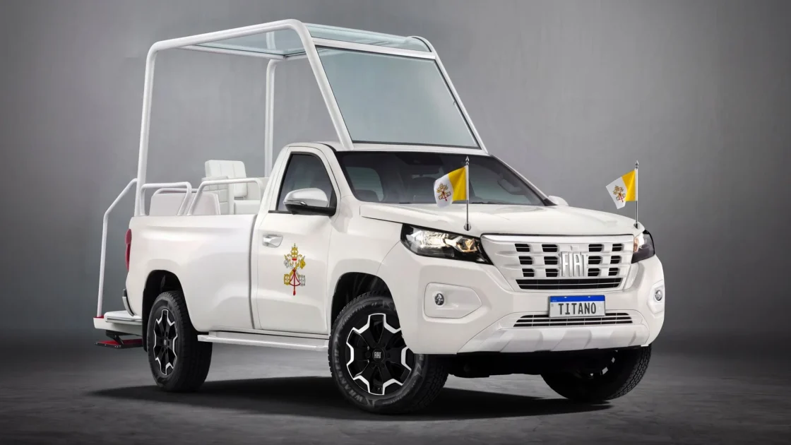 Paus Leo XIV Gunakan Truk Pikap Fiat Titano di Uruguay