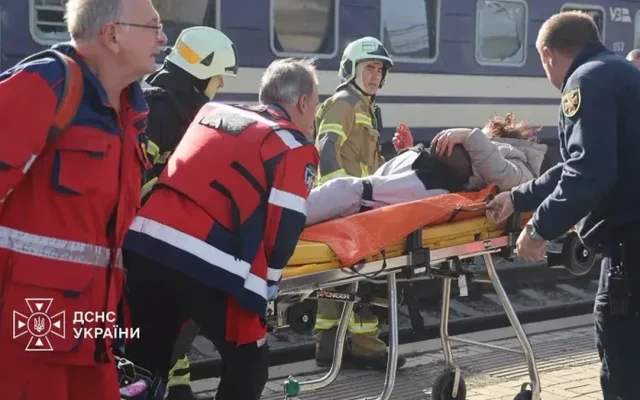 Drone Rusia Hantam Stasiun Dnipro, 13 Orang Meninggal